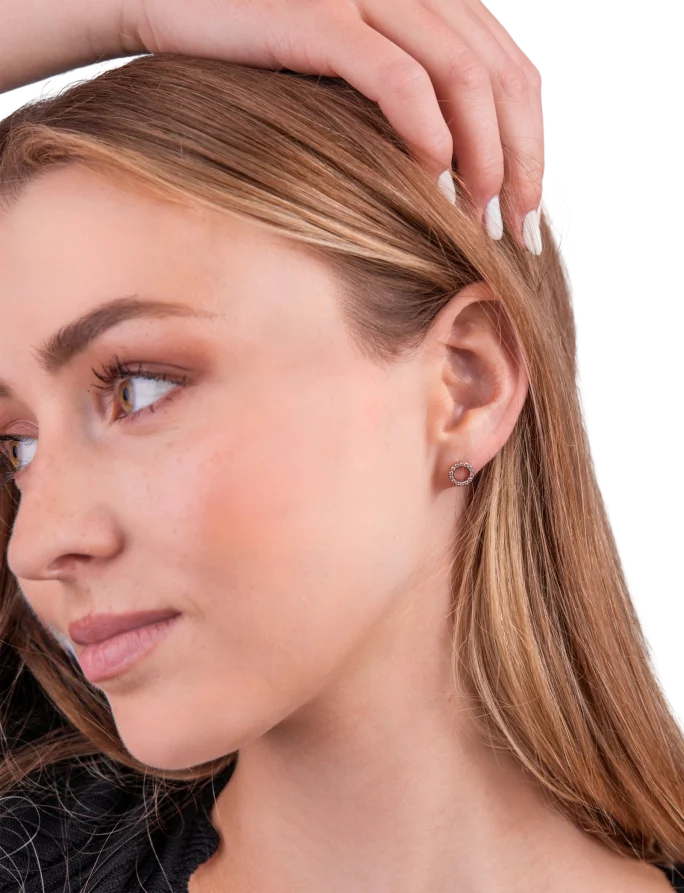Uhani Elorina Rose Gold