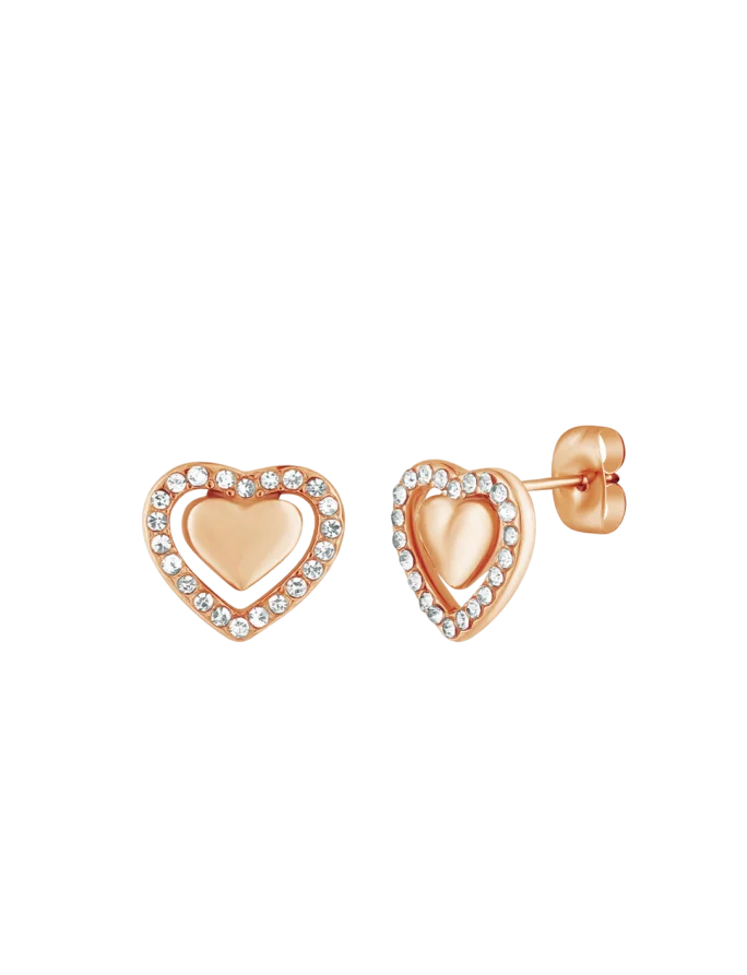 Uhani Lunira Rose Gold