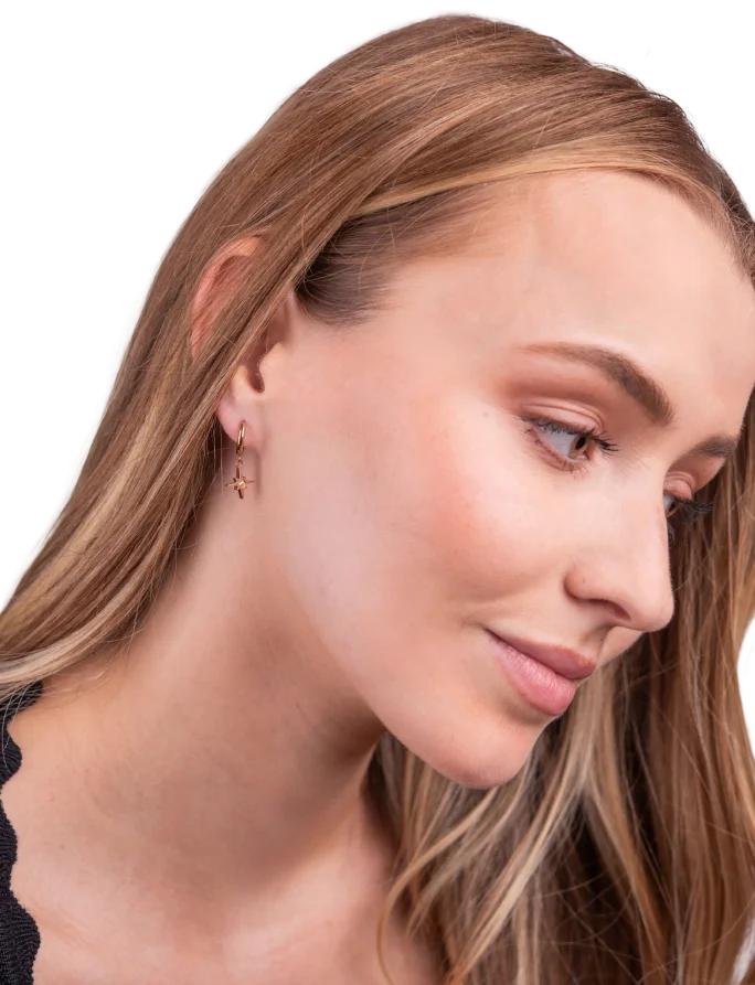 Uhani Staria Rose Gold