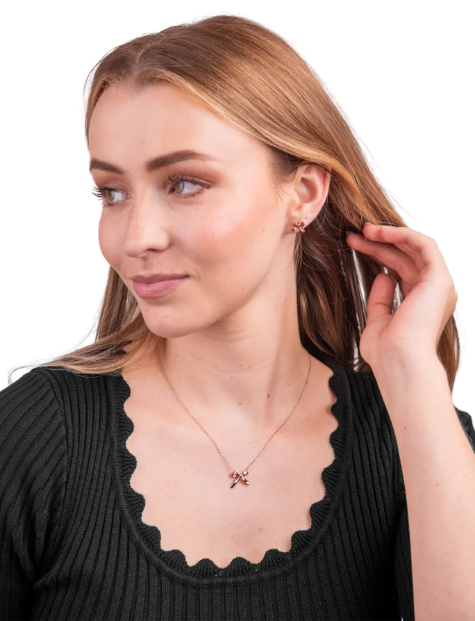Uhani Celiva Rose Gold