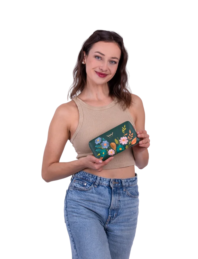 Nightie Nicci Flowers Green