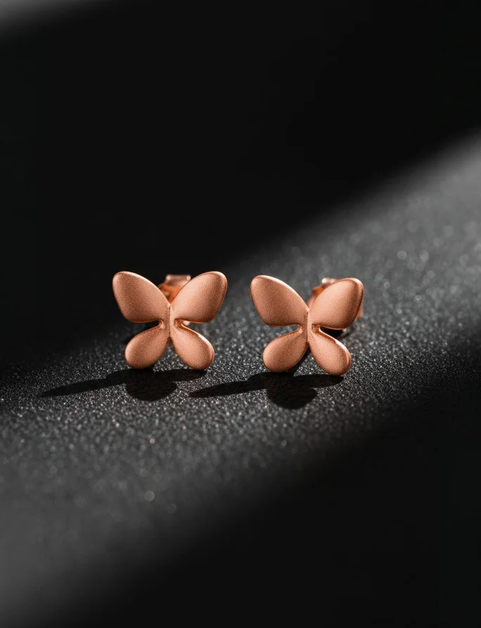 Uhani Elen Rose Gold