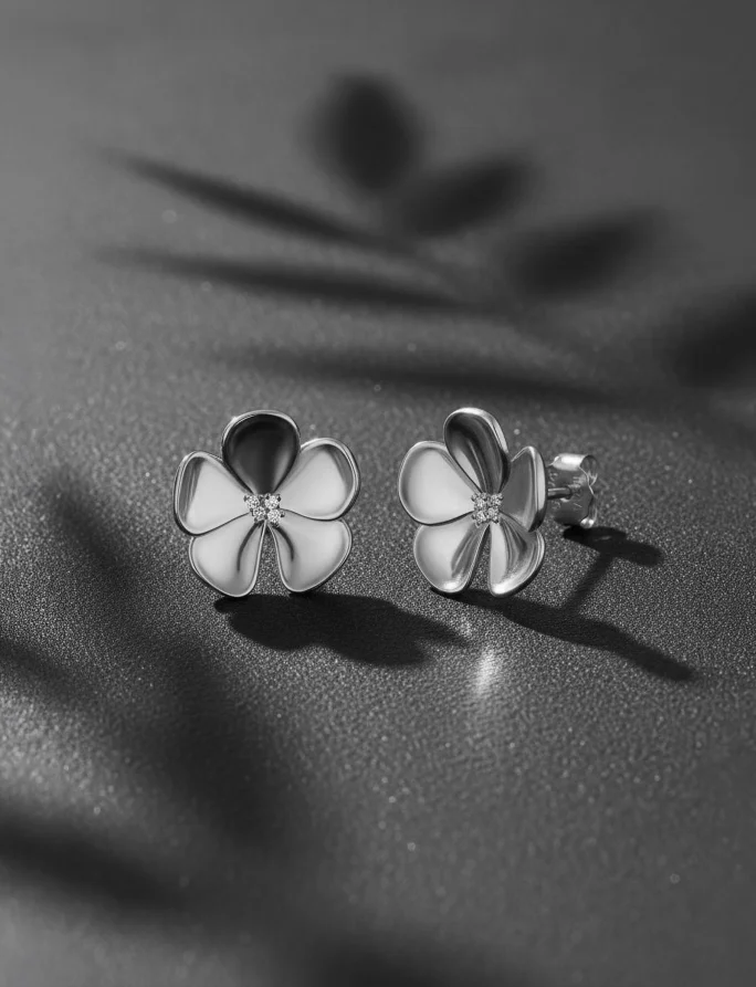 Uhani Floret Silver