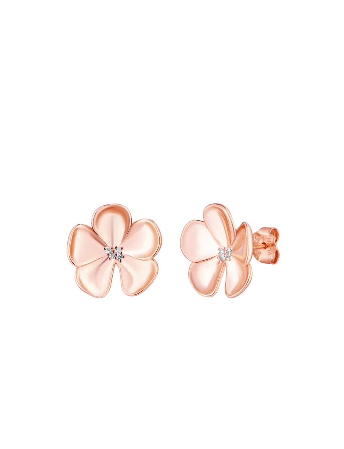 Uhani Floret Rose Gold