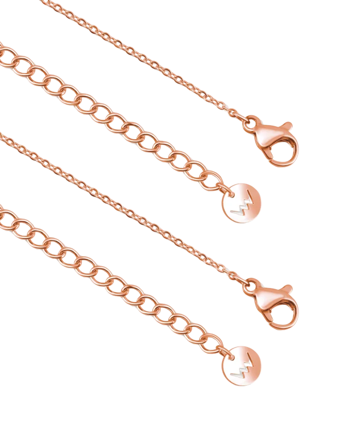 Ogrlica Puzea Rose Gold