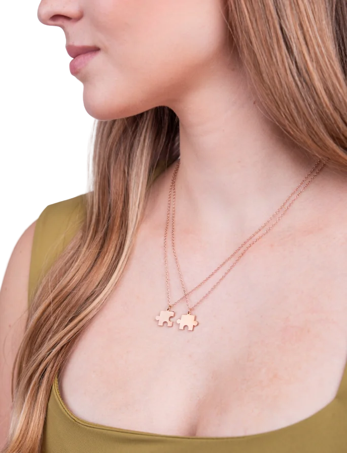 Ogrlica Puzea Rose Gold