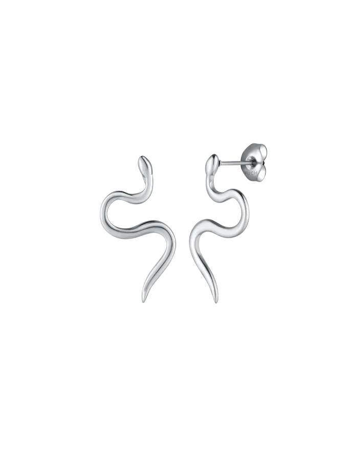 Uhani Vireya Silver