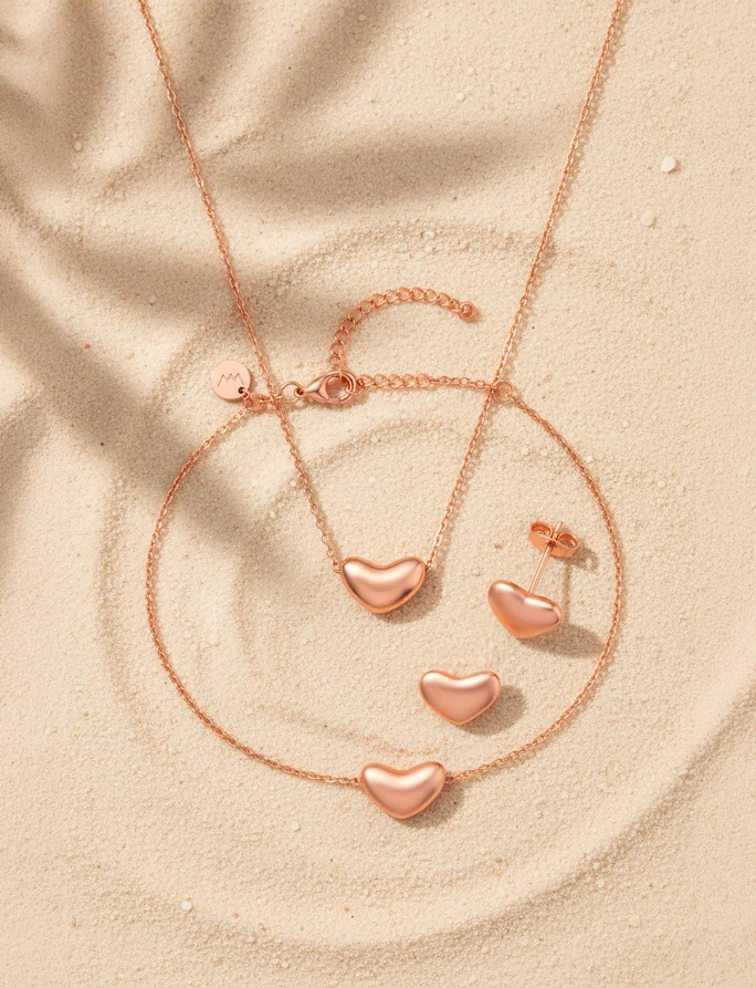 Uhani Amoria Rose Gold