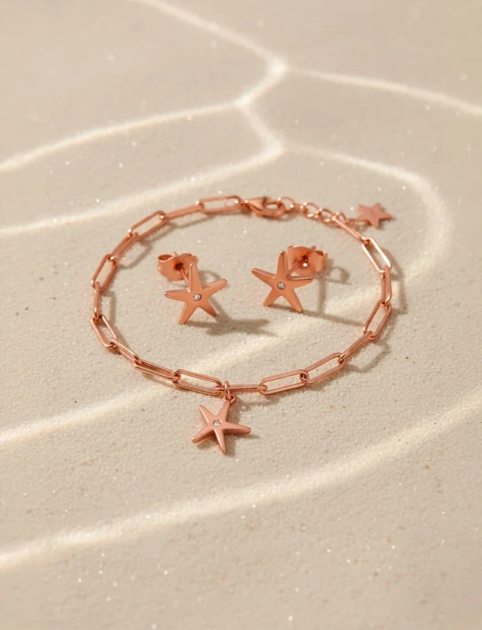 Zapestnica Nyxa Rose Gold