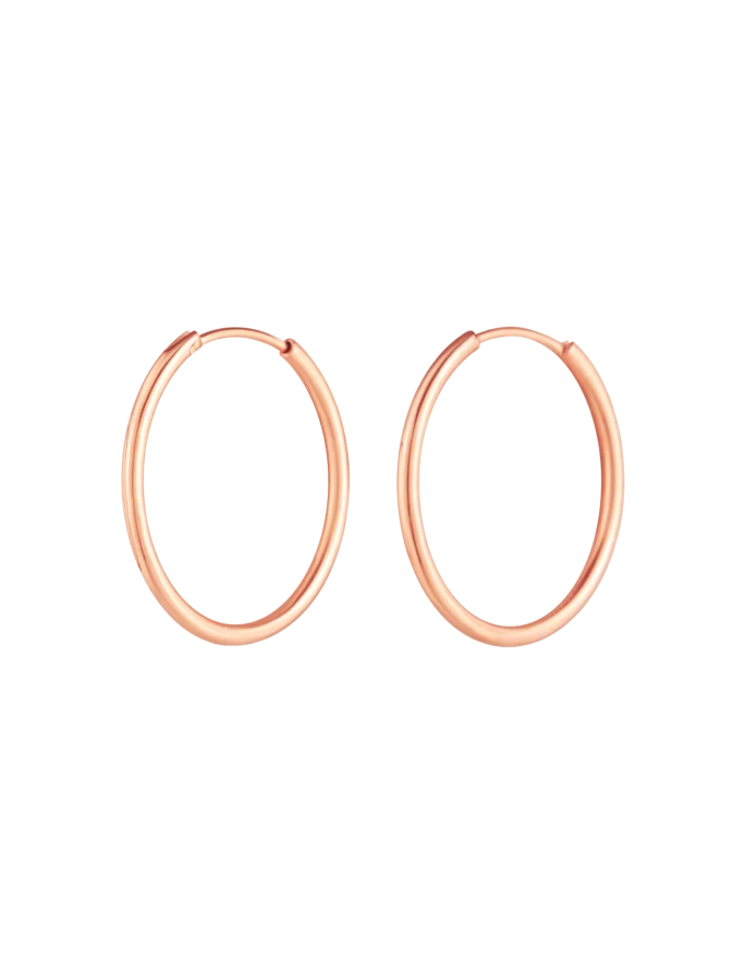 Uhani Yetta Middle Rose Gold