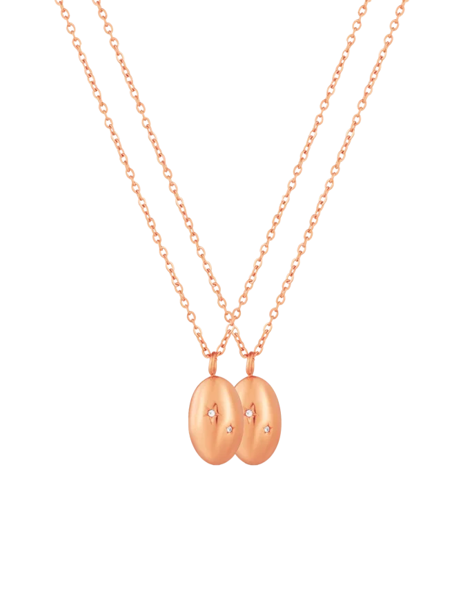 Ogrlica Auremi Rose Gold