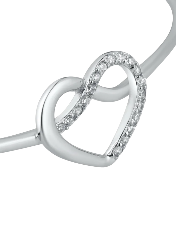 Zapestnica Annie Heart Silver