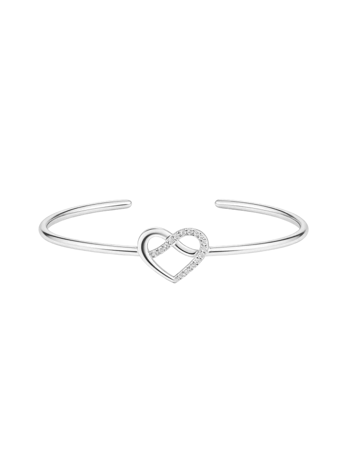 Zapestnica Annie Heart Silver