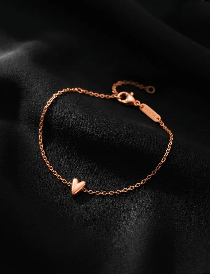 Zapestnica Amora Rose Gold