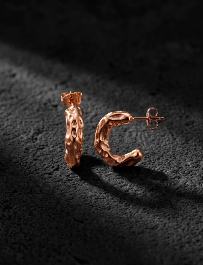 Uhani Lyrae Rose Gold
