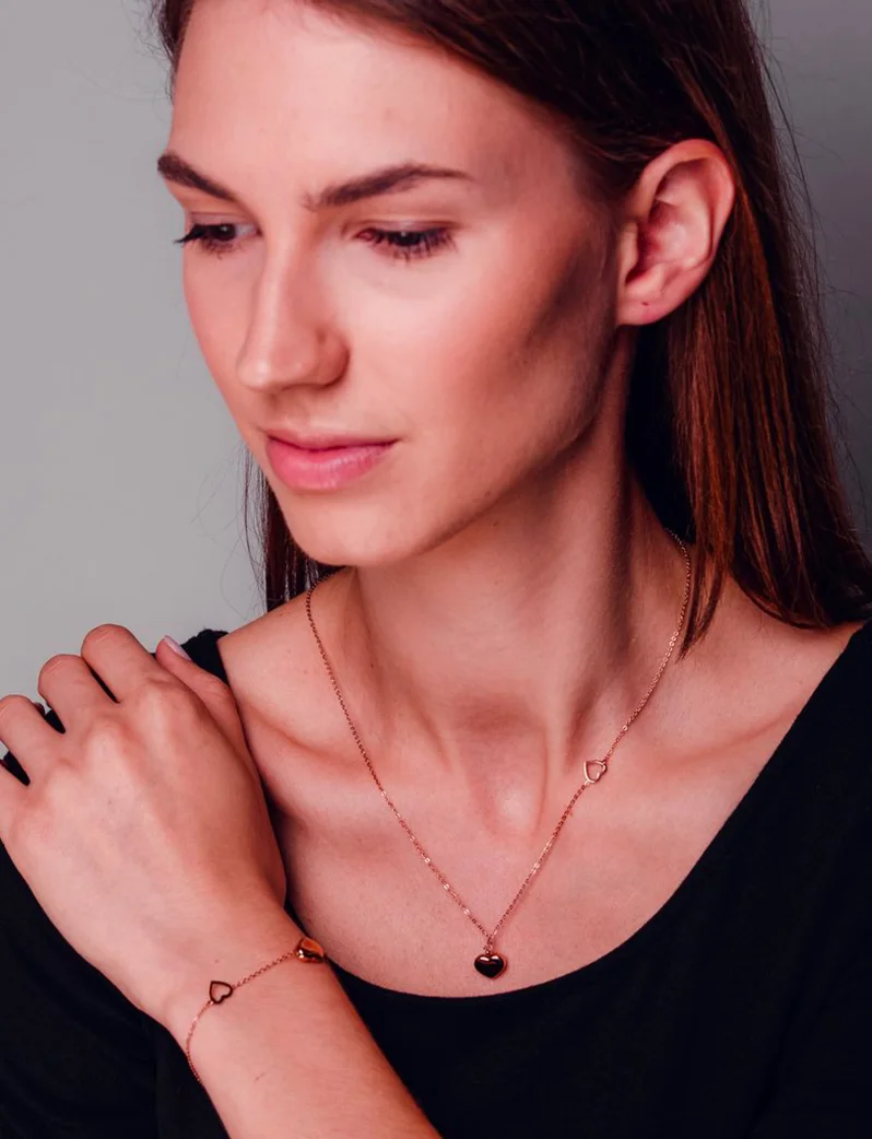 Ogrlica Inlove Rose Gold