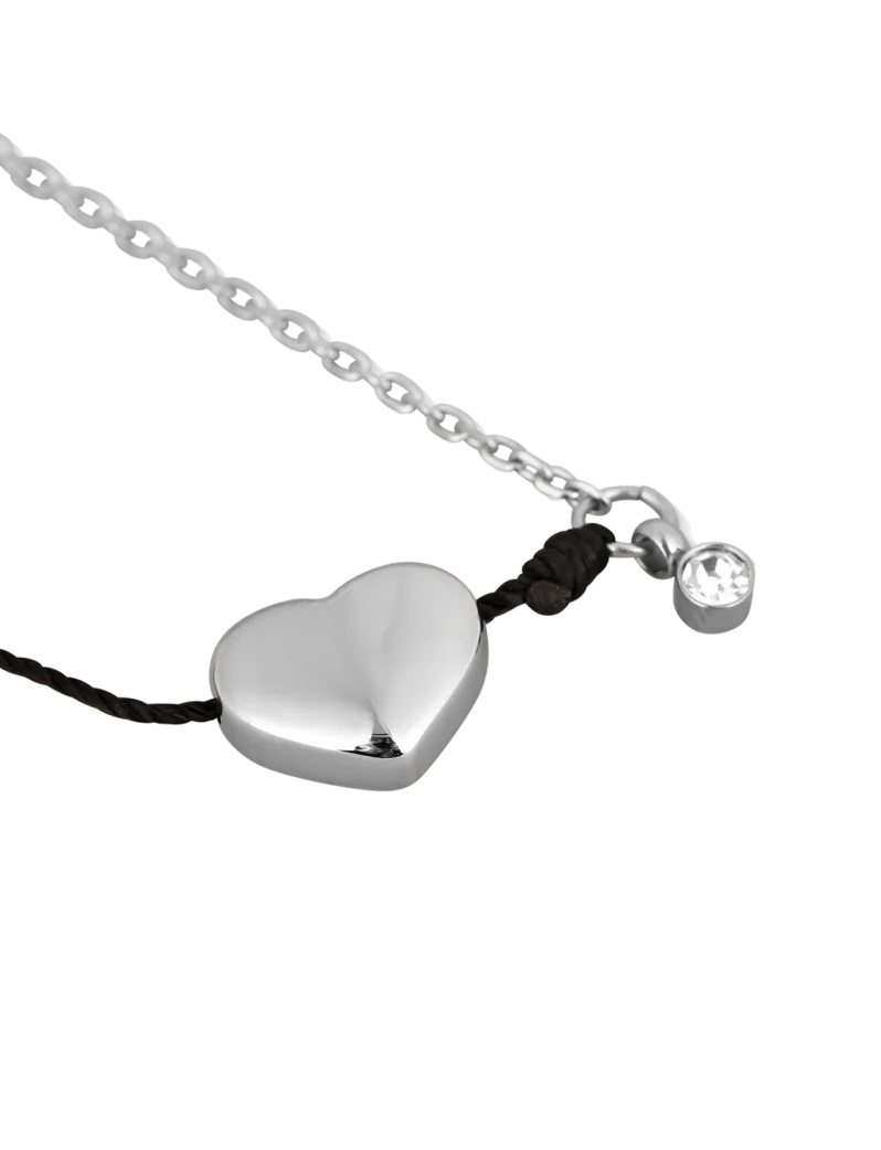 Zapestnica Shiny Heart Black