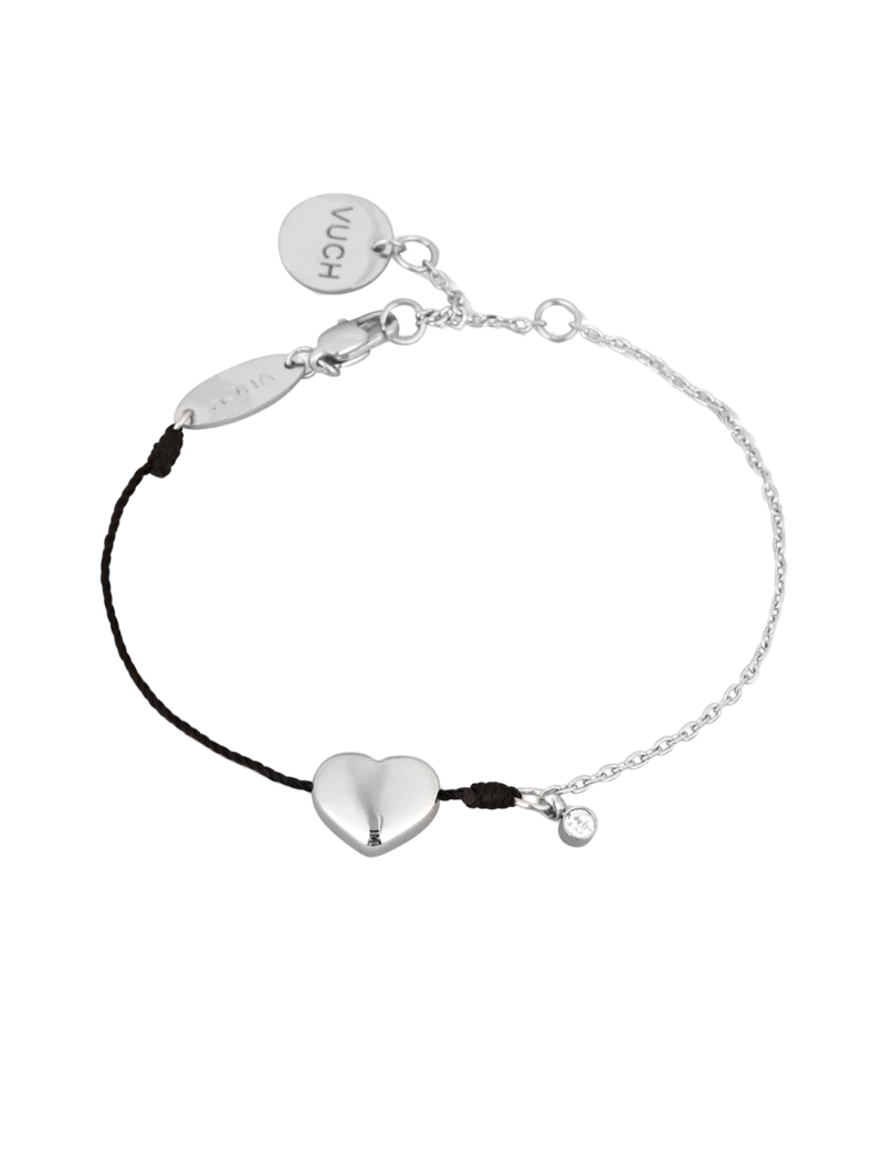 Zapestnica Shiny Heart Black