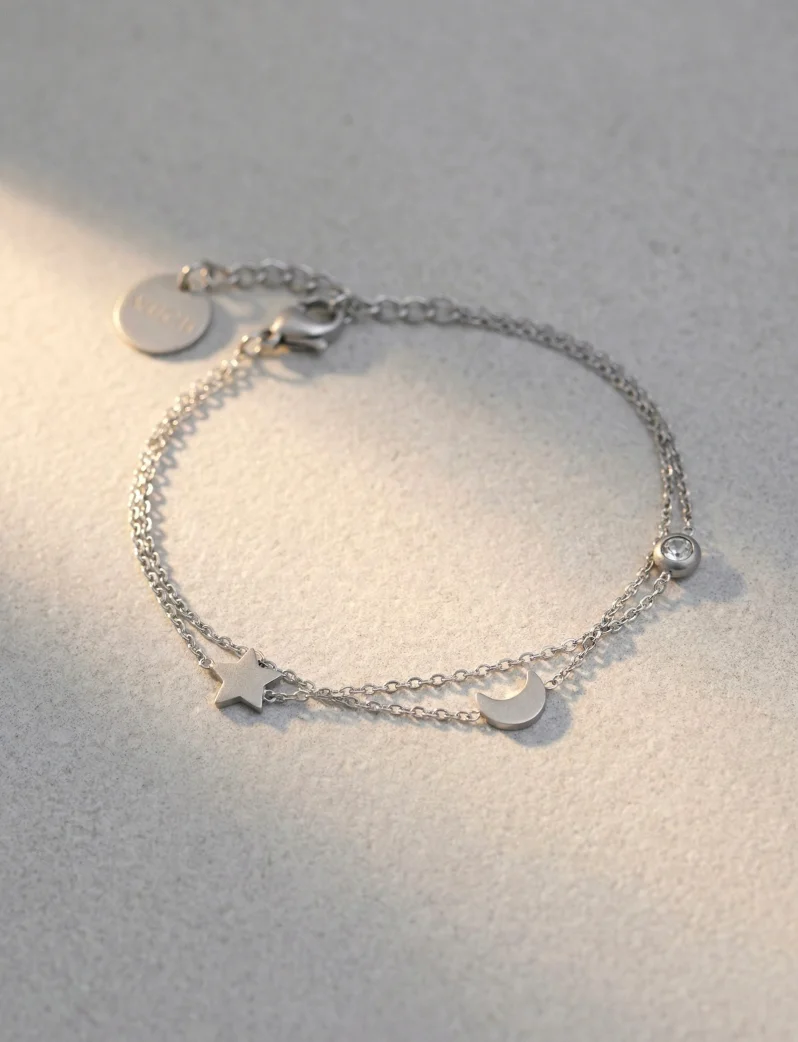 Zapestnica Infinity Silver