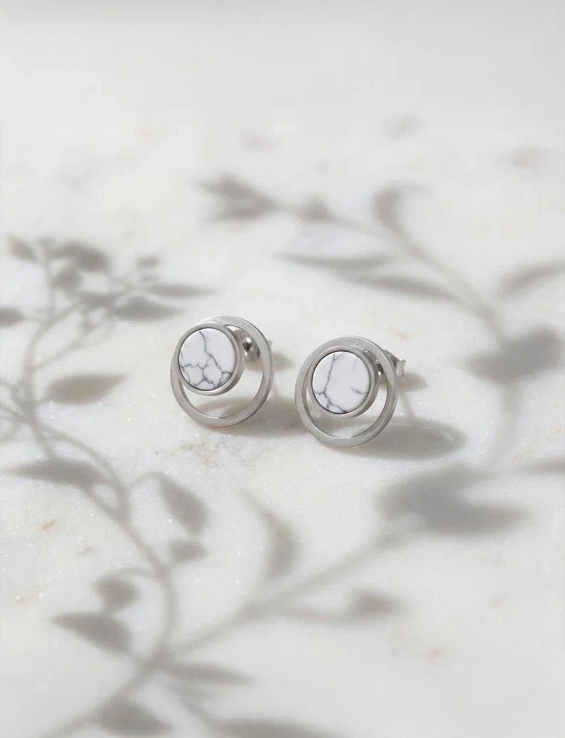 Uhani Hirea Silver