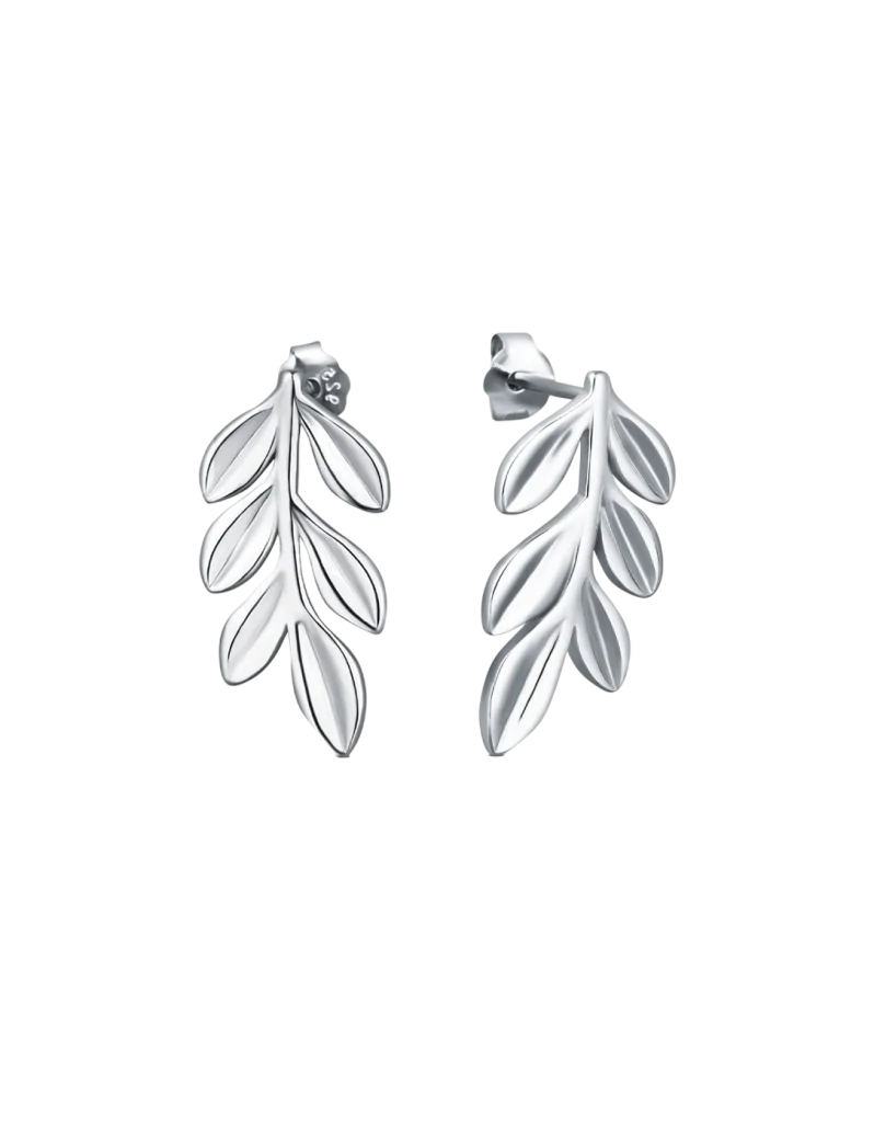 Uhani Floriana Silver