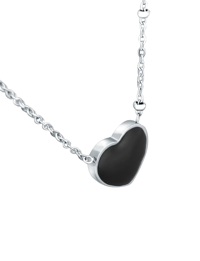 Ogrlica Sophie Heart Black