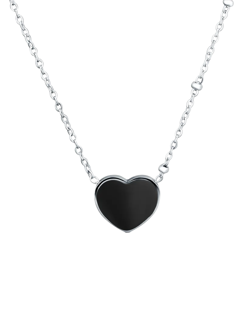 Ogrlica Sophie Heart Black
