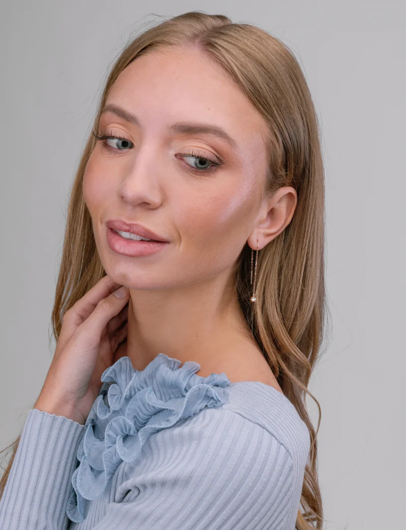 Uhani Saria Rose Gold