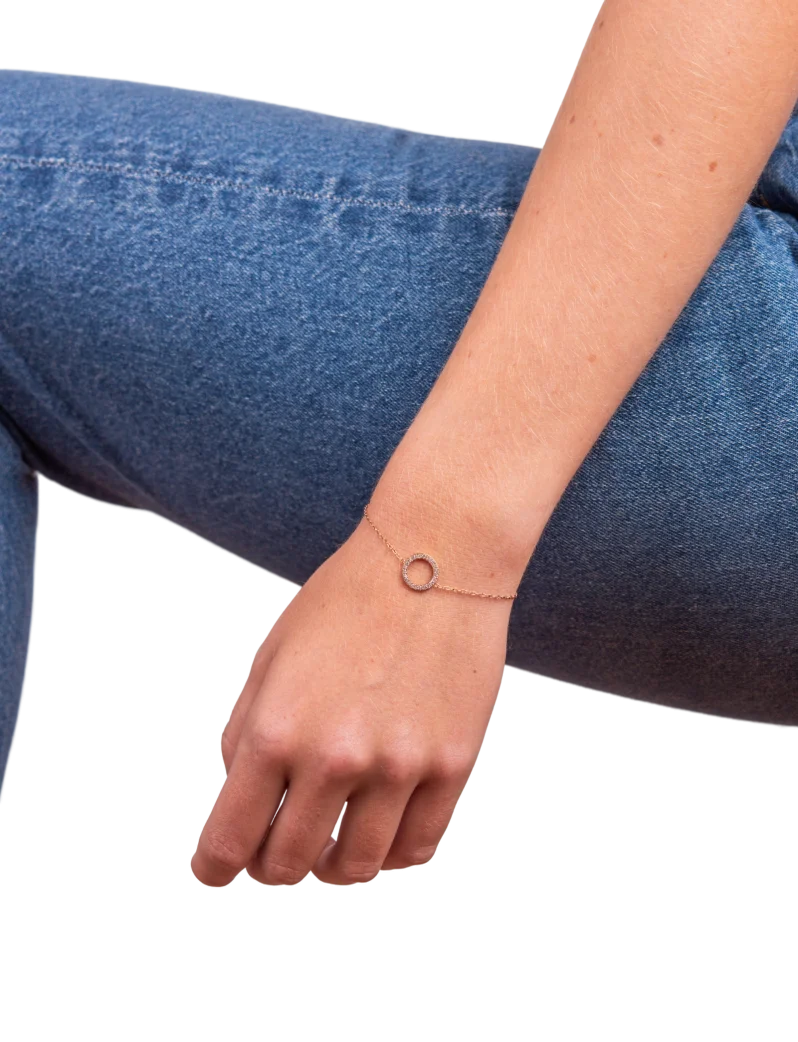 Zapestnica Elorina Rose Gold