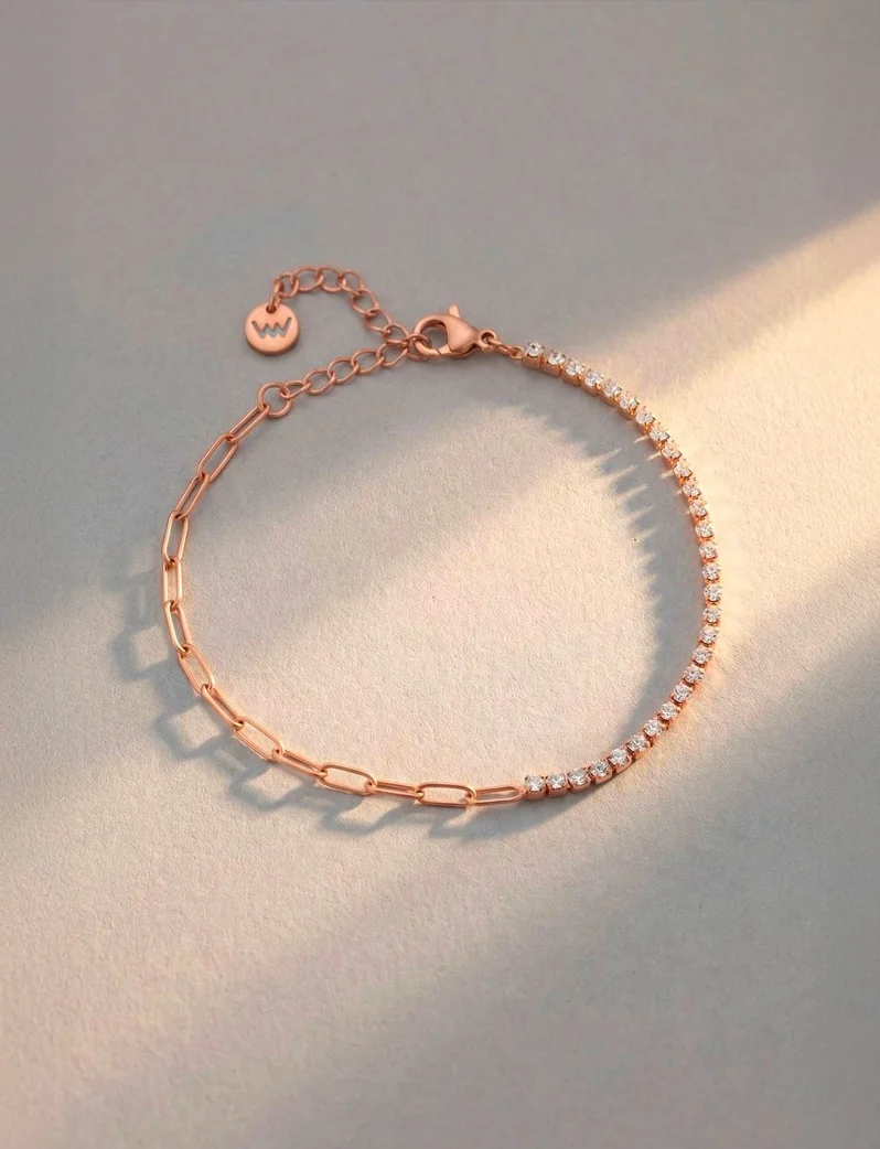 Zapestnica Lumisa Rose Gold