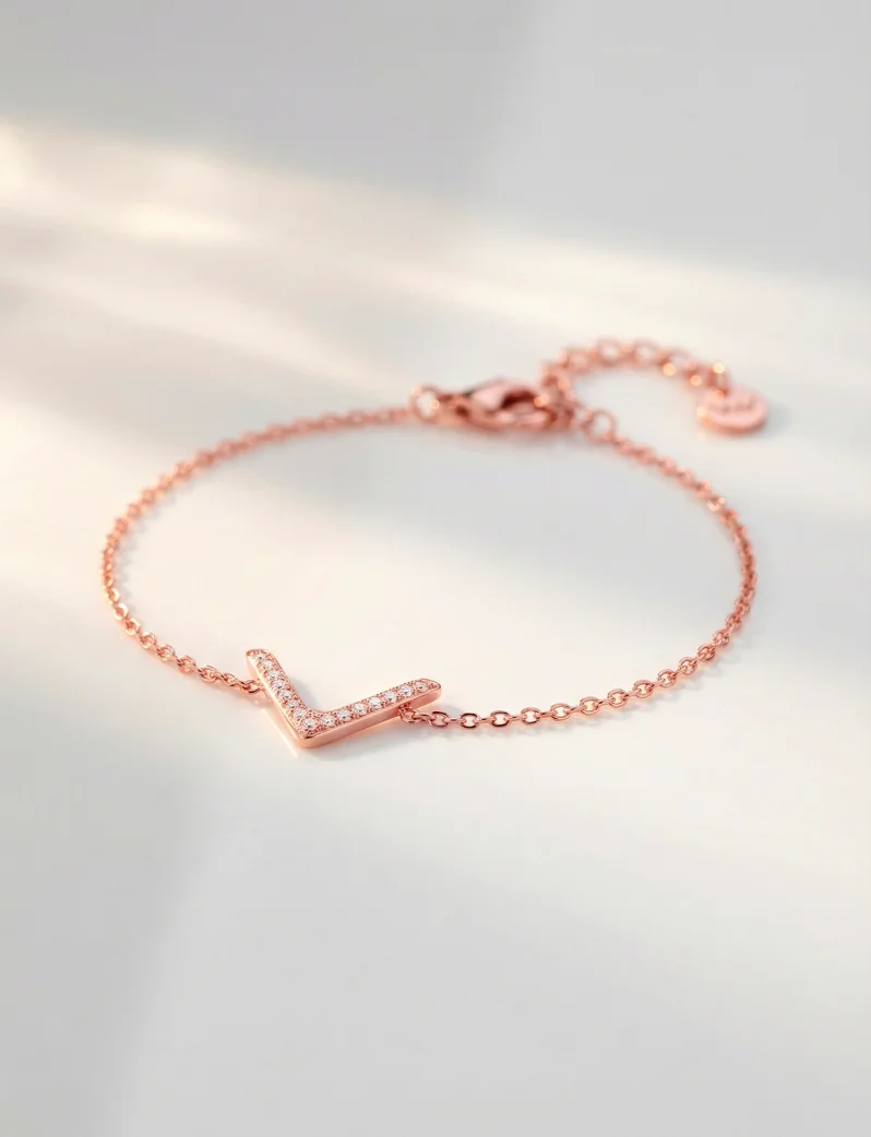 Zapestnica Amelora Rose Gold