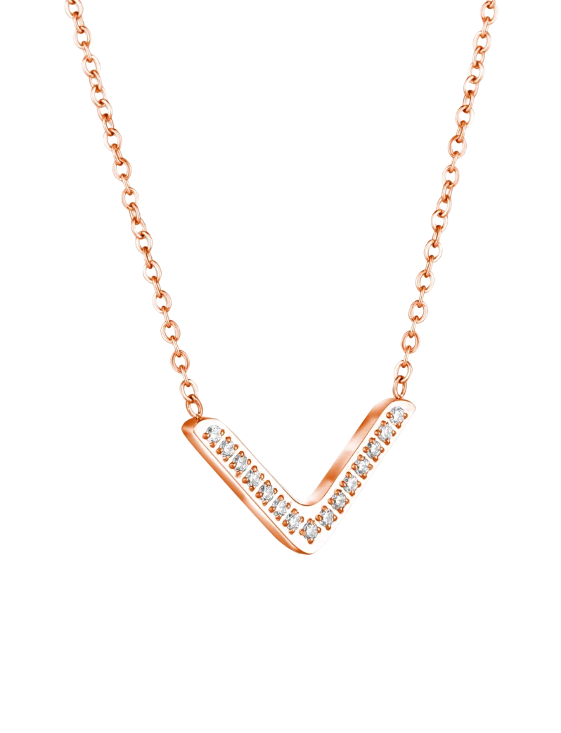 Ogrlica Amelora Rose Gold