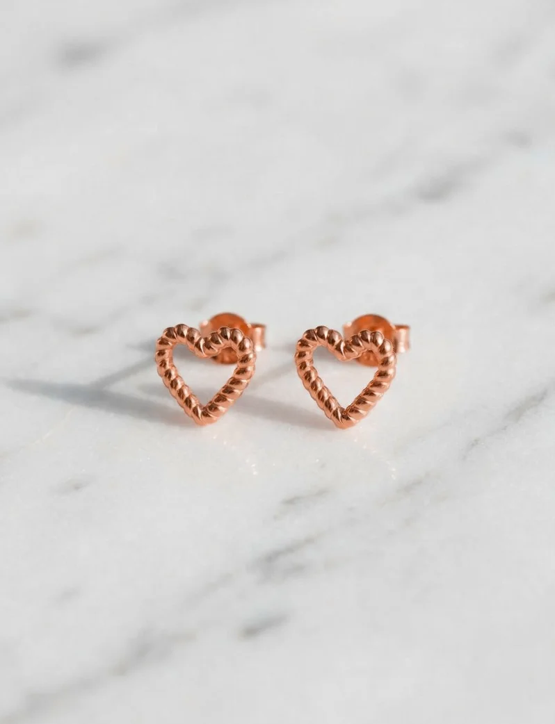 Uhani Arisca Rose Gold