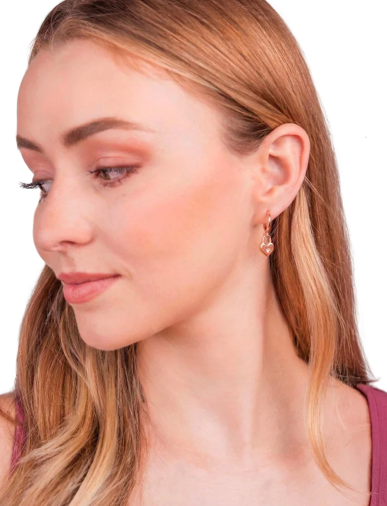 Uhani Zibella Rose Gold