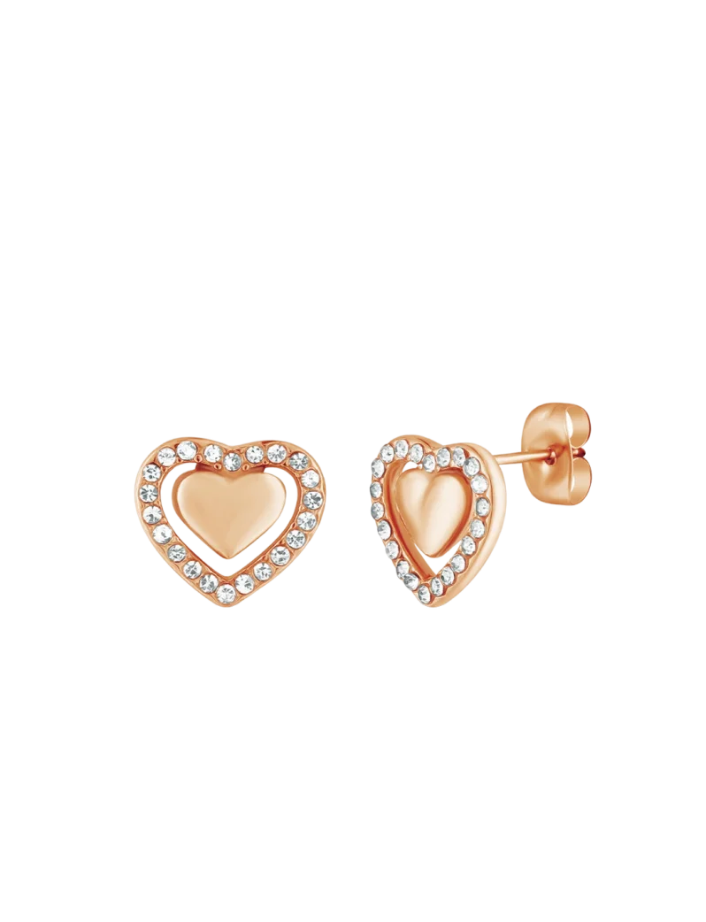 Uhani Lunira Rose Gold