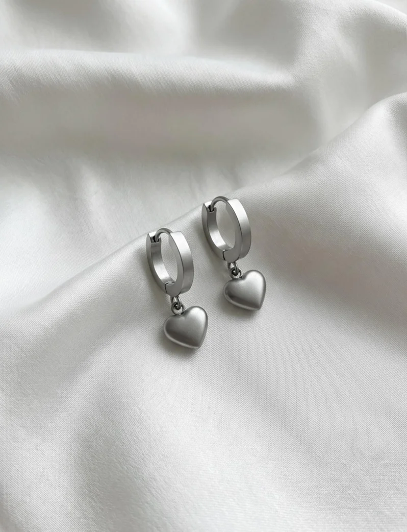 Uhani Nyvella Silver