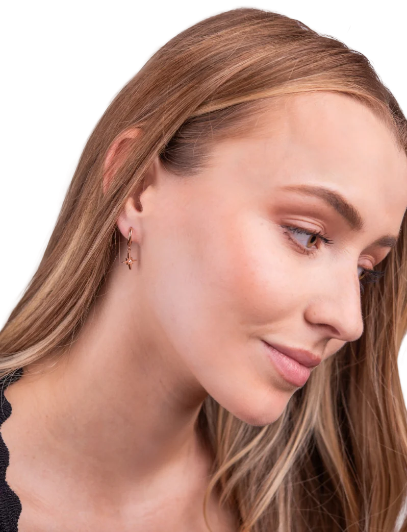 Uhani Staria Rose Gold
