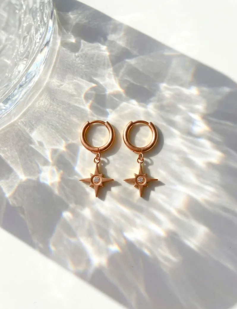 Uhani Staria Rose Gold