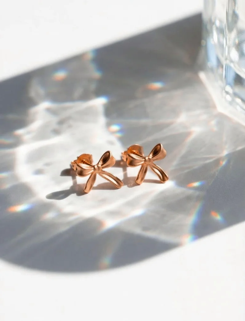 Uhani Celiva Rose Gold