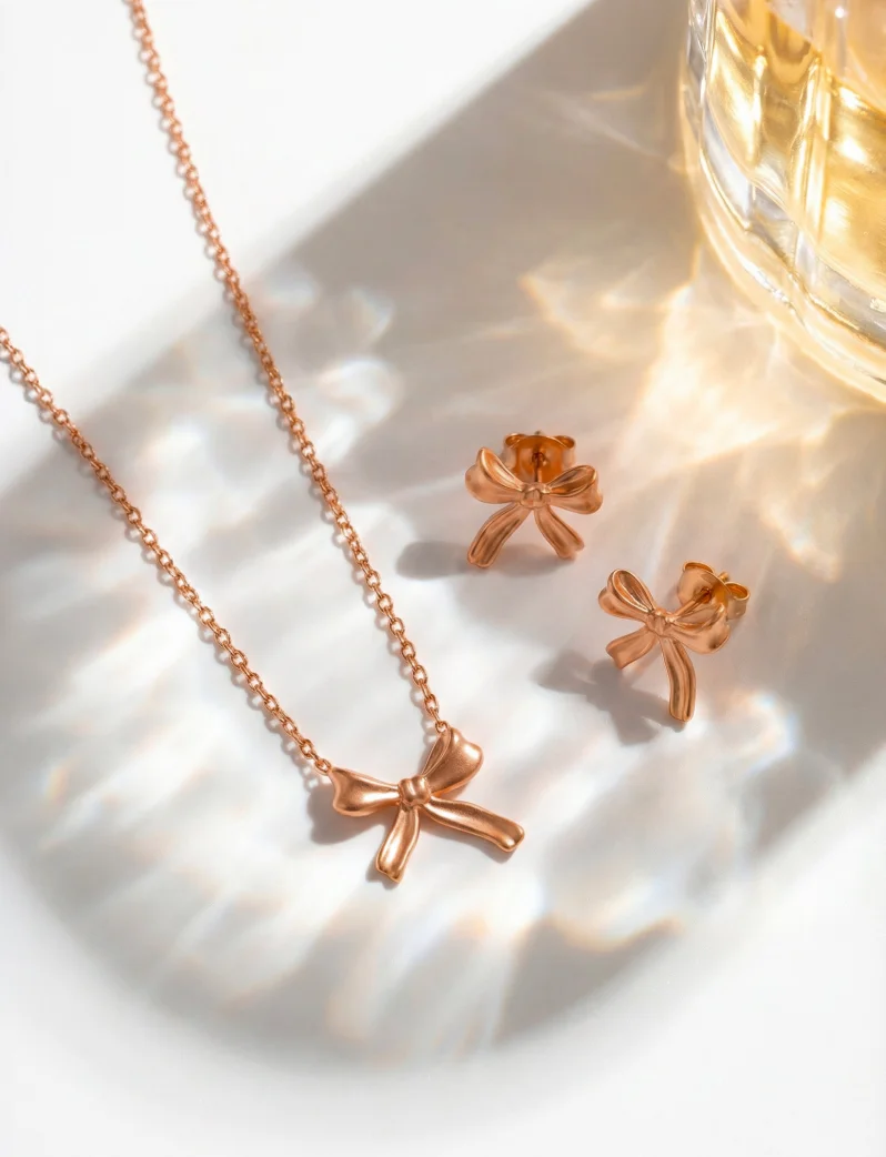 Uhani Celiva Rose Gold