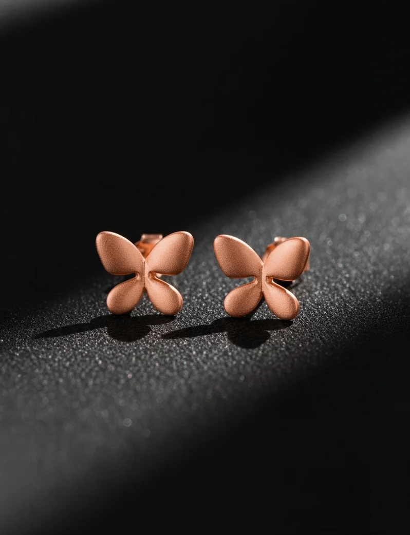 Uhani Elen Rose Gold