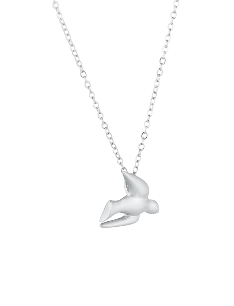 Ogrlica Dove Silver