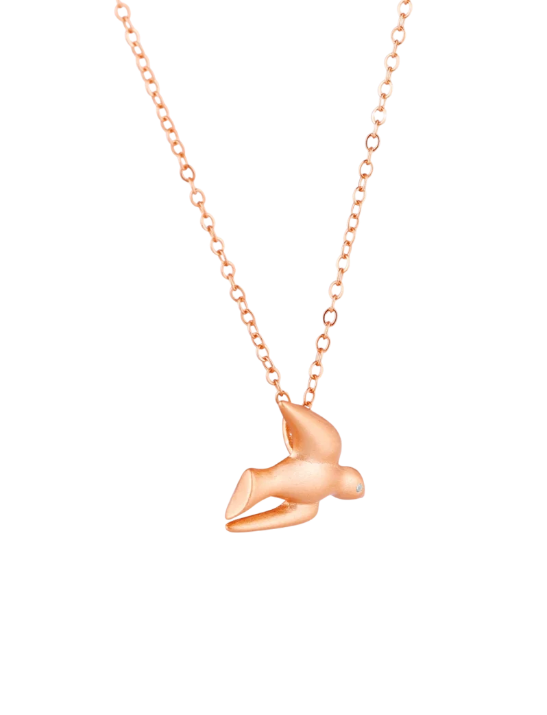 Ogrlica Dove Rose Gold