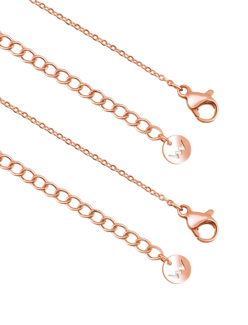 Ogrlica Puzea Rose Gold