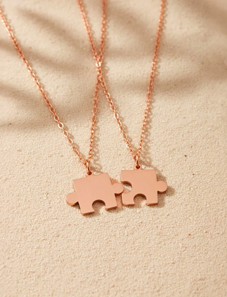 Ogrlica Puzea Rose Gold