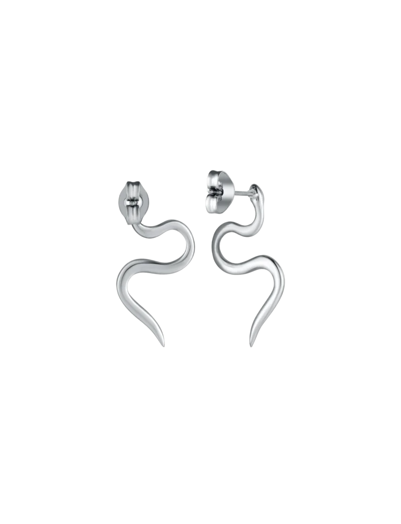 Uhani Vireya Silver