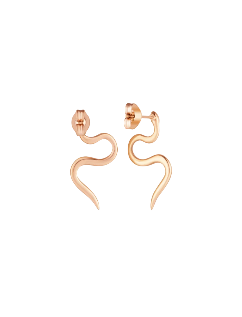Uhani Vireya Rose Gold