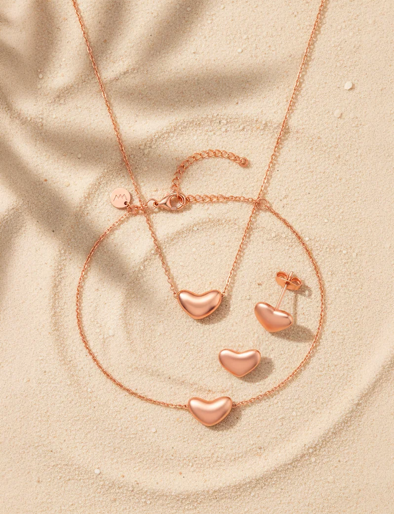 Uhani Amoria Rose Gold