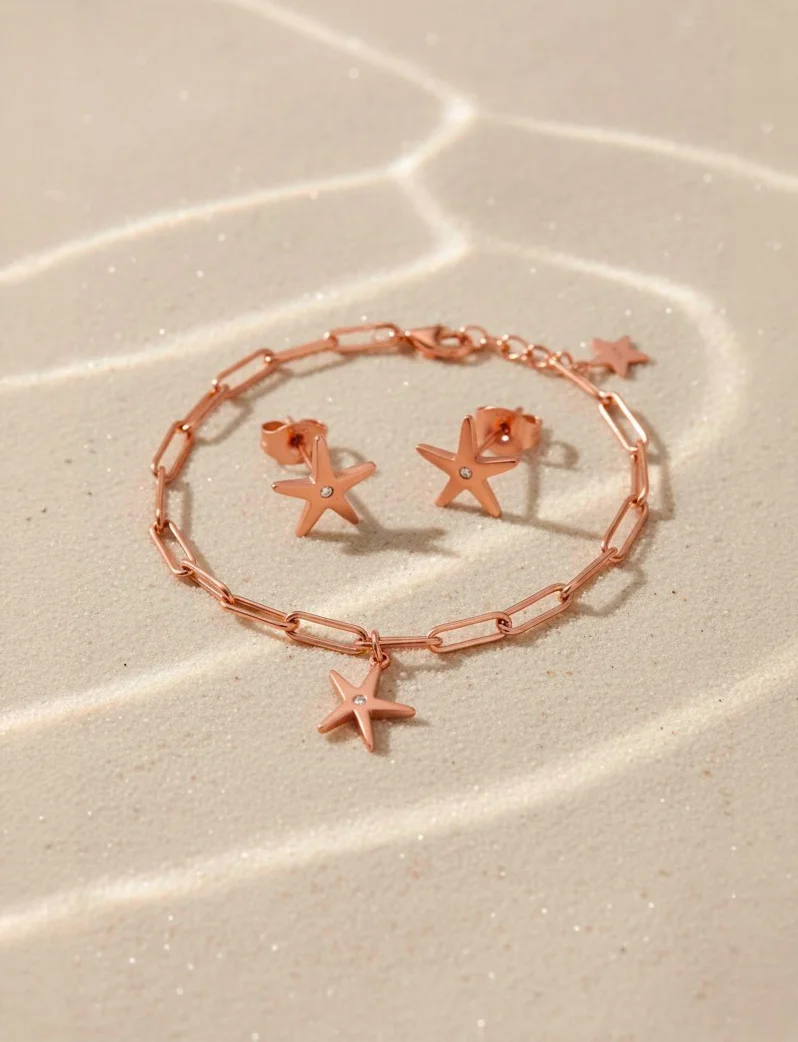 Zapestnica Nyxa Rose Gold