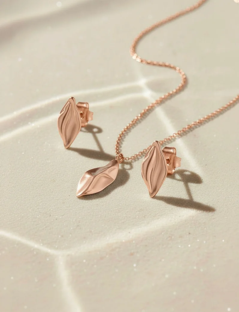 Uhani Virela Rose Gold